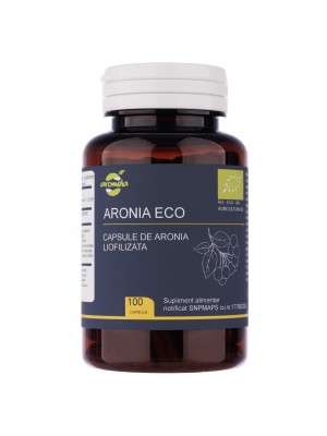 Capsule eco de aronia, forte (liofilizata), 100 capsule